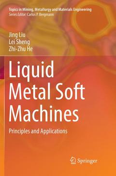 Couverture de l’ouvrage Liquid Metal Soft Machines