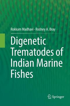 Couverture de l’ouvrage Digenetic Trematodes of Indian Marine Fishes