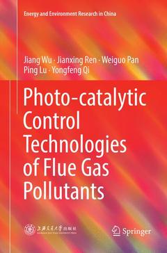 Cover of the book Photo-catalytic Control Technologies of Flue Gas Pollutants