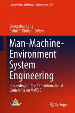 Couverture de l’ouvrage Man-Machine-Environment System Engineering 