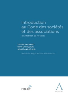 Cover of the book Introduction au Code des sociétés et des associations