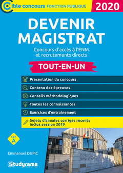 Cover of the book Devenir magistrat 2020