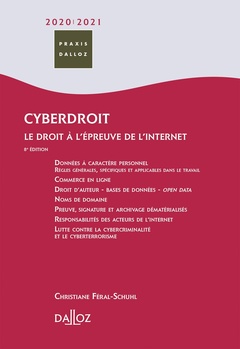 Cover of the book Cyberdroit 2020/2021. 8e éd. - Le droit à l'épreuve de l'internet