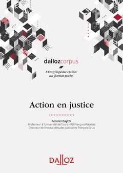 Couverture de l’ouvrage Action en justice