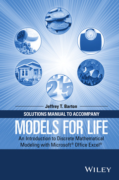 Couverture de l’ouvrage Solutions Manual to Accompany Models for Life