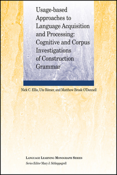 Couverture de l’ouvrage Usage-Based Approaches to Language Acquisition and Processing