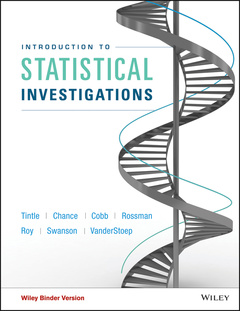 Couverture de l’ouvrage Introduction to Statistical Investigations, Binder Ready Version