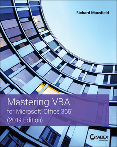 Couverture de l’ouvrage Mastering VBA for Microsoft Office 365