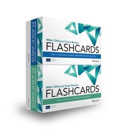 Cover of the book Wiley CMAexcel Exam Review 2020 Flashcards: Complete Set