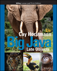 Couverture de l’ouvrage Big Java