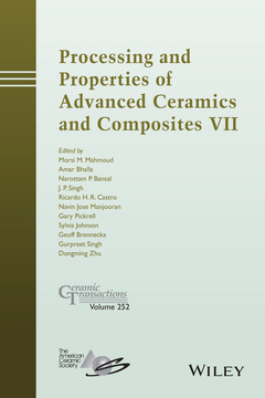 Couverture de l’ouvrage Processing and Properties of Advanced Ceramics and Composites VII