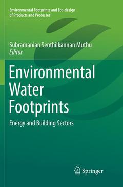 Couverture de l’ouvrage Environmental Water Footprints