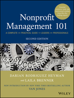 Couverture de l’ouvrage Nonprofit Management 101