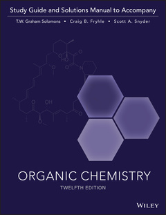 Couverture de l’ouvrage Organic Chemistry, Study Guide & Student Solutions Manual