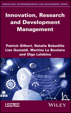 Couverture de l’ouvrage Innovation, Research and Development Management