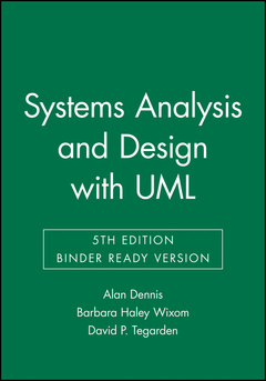 Couverture de l’ouvrage Systems Analysis and Design, Binder Ready Version
