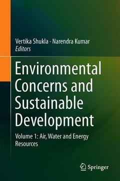 Couverture de l’ouvrage Environmental Concerns and Sustainable Development