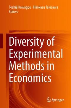 Couverture de l’ouvrage Diversity of Experimental Methods in Economics