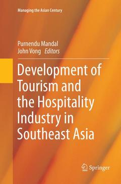 Couverture de l’ouvrage Development of Tourism and the Hospitality Industry in Southeast Asia