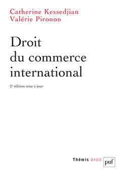 Couverture de l’ouvrage Droit du commerce international