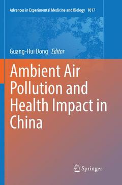Couverture de l’ouvrage Ambient Air Pollution and Health Impact in China
