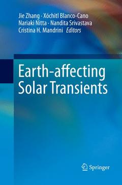 Couverture de l’ouvrage Earth-affecting Solar Transients