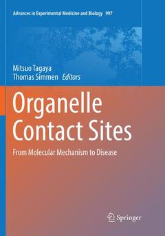 Couverture de l’ouvrage Organelle Contact Sites