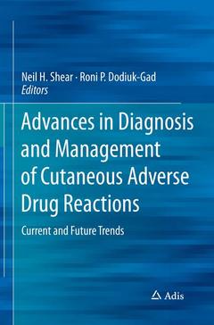 Couverture de l’ouvrage Advances in Diagnosis and Management of Cutaneous Adverse Drug Reactions