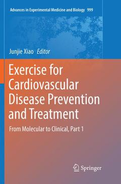 Couverture de l’ouvrage Exercise for Cardiovascular Disease Prevention and Treatment