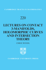 Couverture de l’ouvrage Lectures on Contact 3-Manifolds, Holomorphic Curves and Intersection Theory