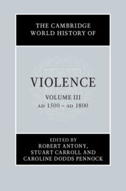 Cover of the book The Cambridge World History of Violence
