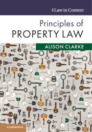Couverture de l’ouvrage Principles of Property Law