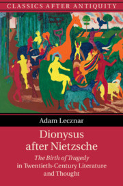 Couverture de l’ouvrage Dionysus after Nietzsche