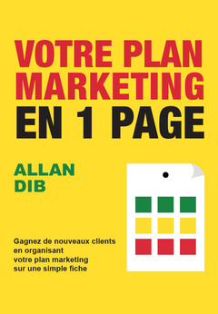 Couverture de l’ouvrage Votre plan marketing en 1 page