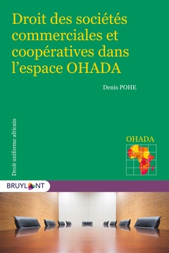 Couverture de l’ouvrage Droit des sociétés commerciales et coopératives dans l'espace OHADA
