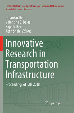 Couverture de l’ouvrage Innovative Research in Transportation Infrastructure