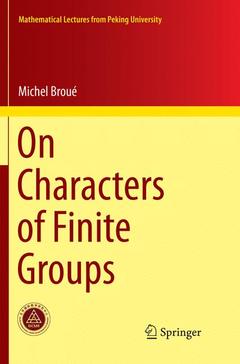 Couverture de l’ouvrage On Characters of Finite Groups