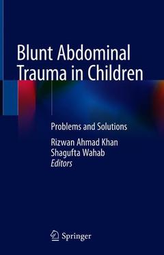 Couverture de l’ouvrage Blunt Abdominal Trauma in Children