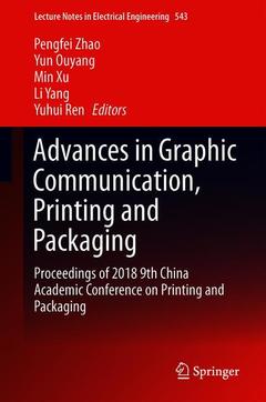 Cover of the book Advances in Graphic Communication, Printing and Packaging