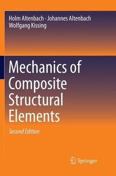Couverture de l’ouvrage Mechanics of Composite Structural Elements