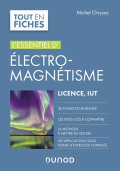 Couverture de l’ouvrage Electromagnétisme - L'essentiel, Licence, IUT