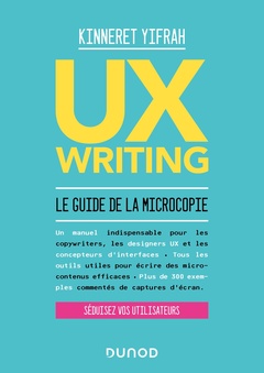 Cover of the book UX writing - Le guide de la microcopie