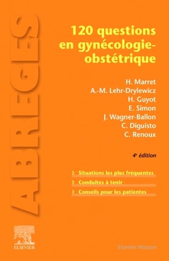 Cover of the book 120 questions en gynécologie-obstétrique