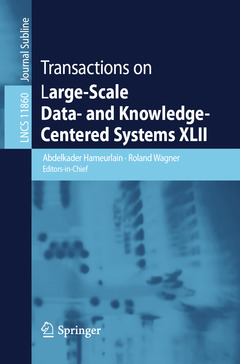 Cover of the book Transactions on Large-Scale Data- and Knowledge-Centered Systems XLII