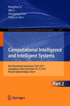 Couverture de l’ouvrage Computational Intelligence and Intelligent Systems