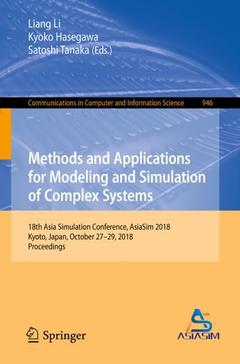 Couverture de l’ouvrage Methods and Applications for Modeling and Simulation of Complex Systems
