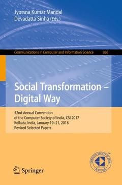 Couverture de l’ouvrage Social Transformation - Digital Way