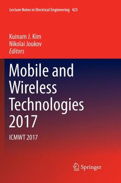 Couverture de l’ouvrage Mobile and Wireless Technologies 2017