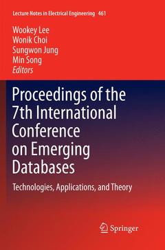 Cover of the book Proceedings of the 7th International Conference on Emerging Databases