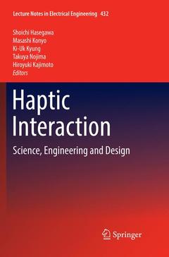 Couverture de l’ouvrage Haptic Interaction